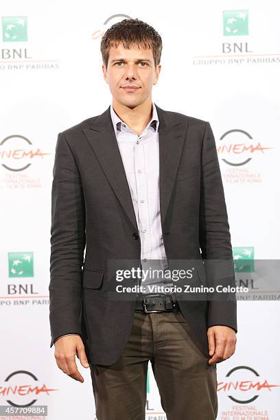 Domenico Diele attends the 'La Foresta Di Ghiaccio' Photocall during the 9th Rome Film Festival on October 23, 2014 in Rome, Italy.