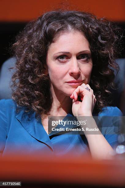 Kseniya Rappoport attends the 'La Foresta Di Ghiaccio' Press Confenrence during the 9th Rome Film Festival on October 23, 2014 in Rome, Italy.