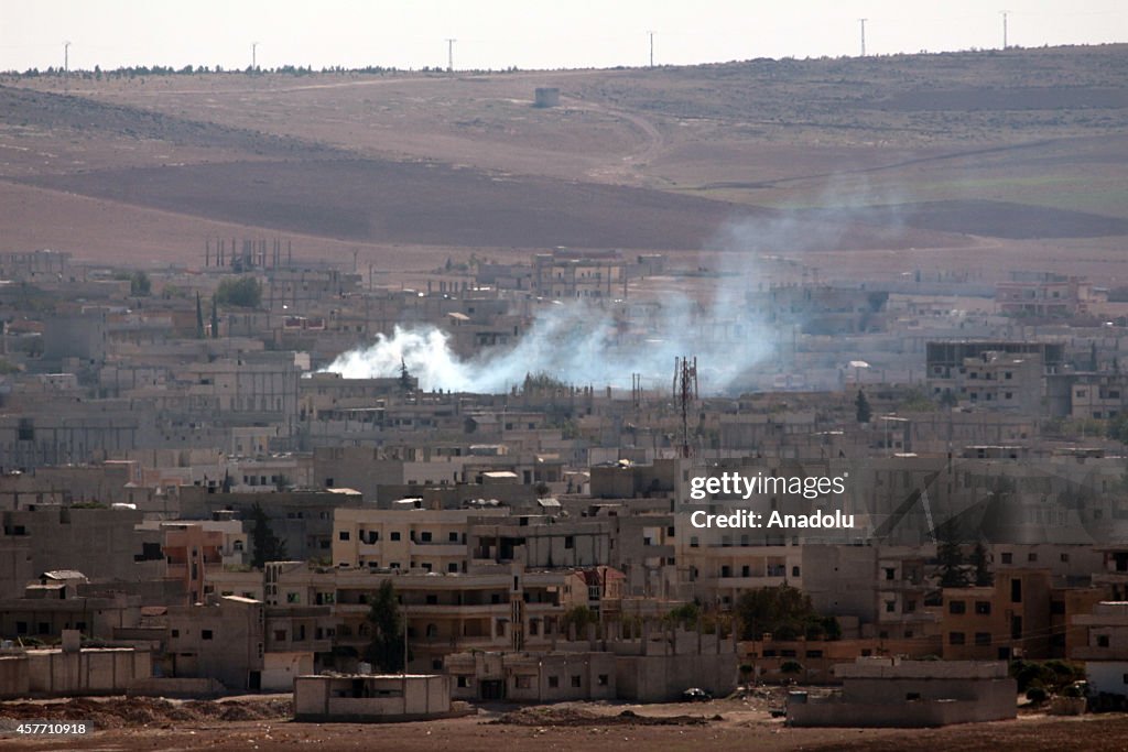 US-led coalition forces hit ISIL targets in Kobani