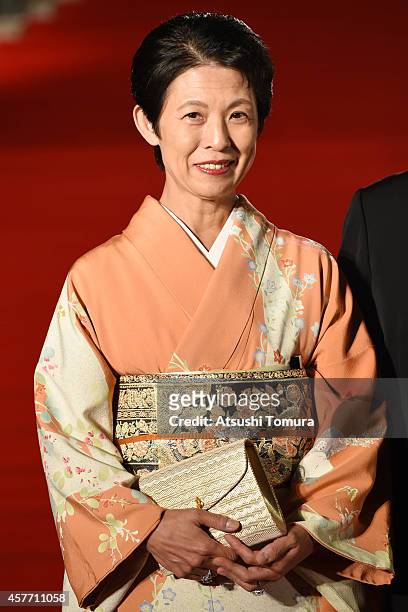Princess Hisako Takamado arrives at the opening ceremony during the 27th Tokyo International Film Festival at Roppongi Hills on October 23, 2014 in...