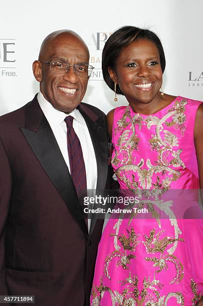 Al Roker and Deborah Roberts attend the American Ballet Theatre 2014 Opening Night Fall Gala at David H. Koch Theater at Lincoln Center on October...