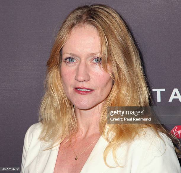 Actress Paula Malcomson attends Delta Air Lines And Virgin Atlantic red carpet event celebrating new direct route between LAX and Heathrow Airports...