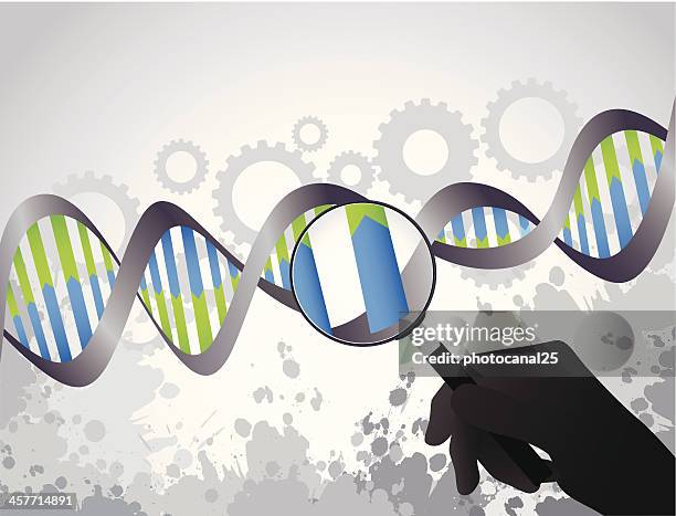 perfect solution on dna - comprehensive plan stock illustrations