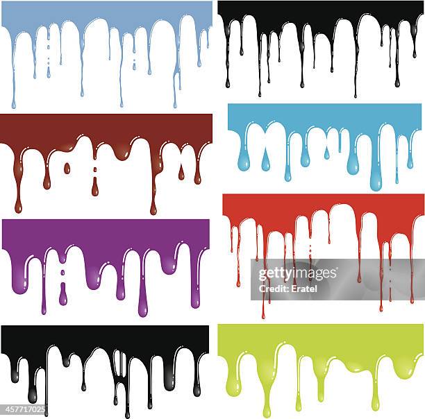 seamless drips 2 - slimy stock illustrations