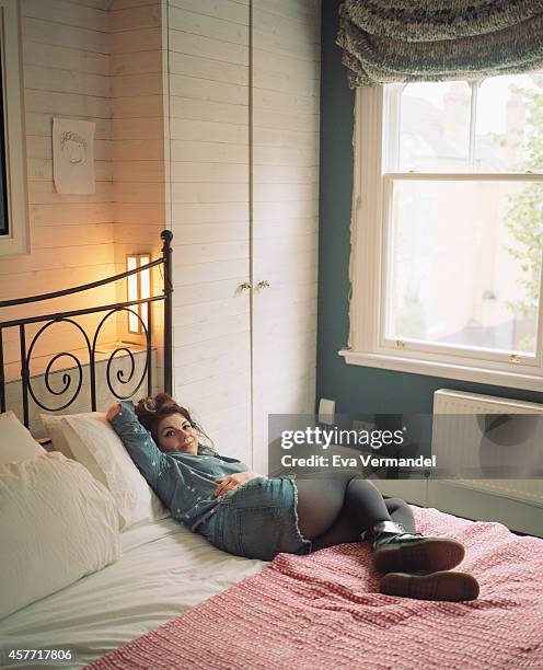 Writer Caitlin Moran is photographed for Knack Weekend on April 9, 2014 in London, England.