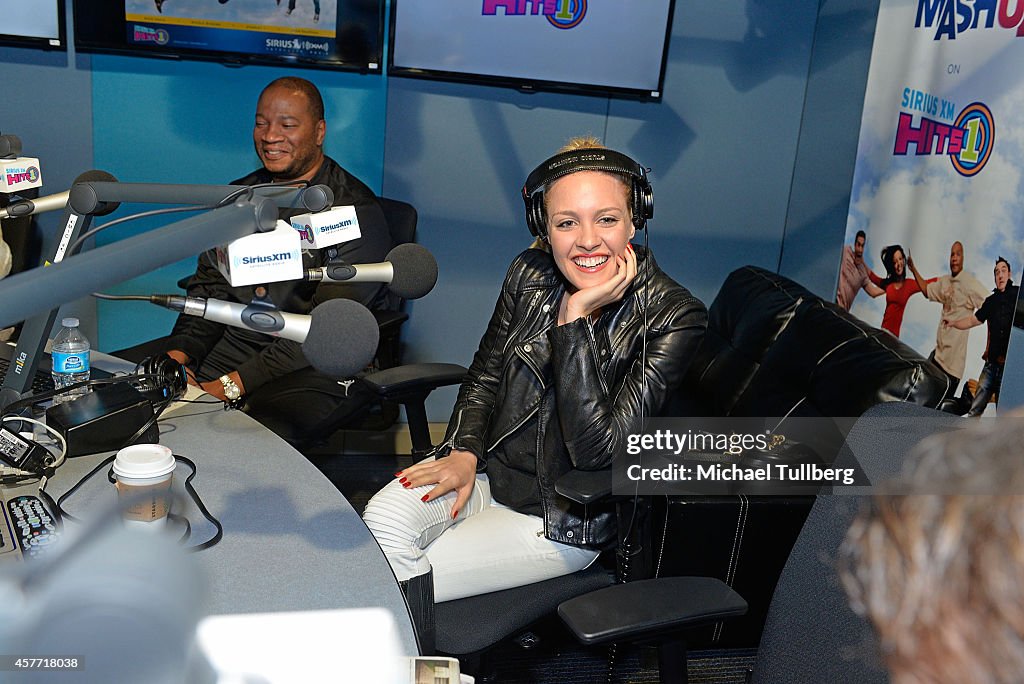 SiriusXM Hits 1's The Morning Mash Up Broadcast From The SiriusXM Studios In Los Angeles - October 23, 2014
