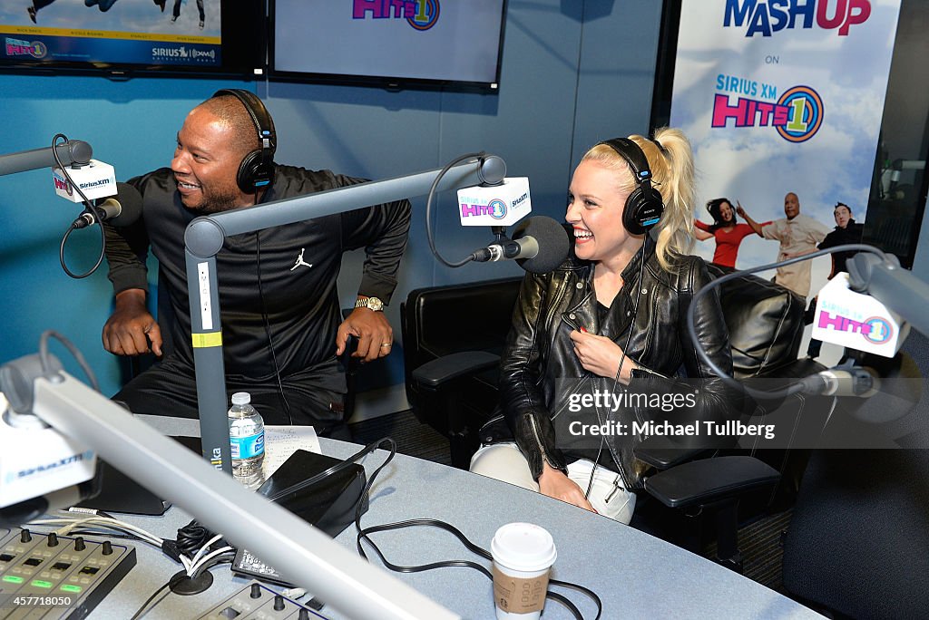 SiriusXM Hits 1's The Morning Mash Up Broadcast From The SiriusXM Studios In Los Angeles - October 23, 2014