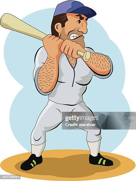 baseball player - baseball batter stock illustrations