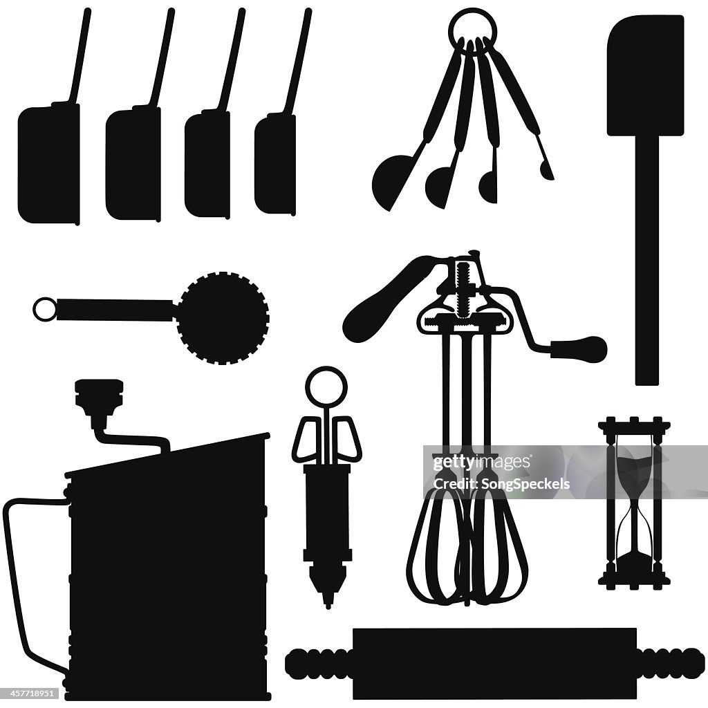 Baking and Kitchen Silhouettes