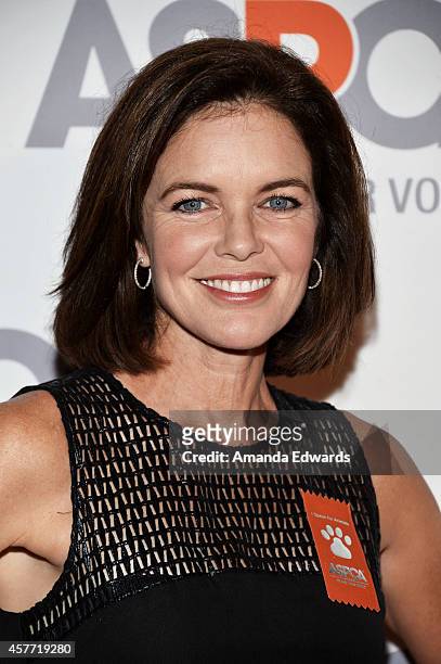 Actress Susan Walters arrives at the ASPCA cocktail party honoring Kaley Cuoco-Sweeting and Nikki Reed with ASPCA Compassion Awards at a private...