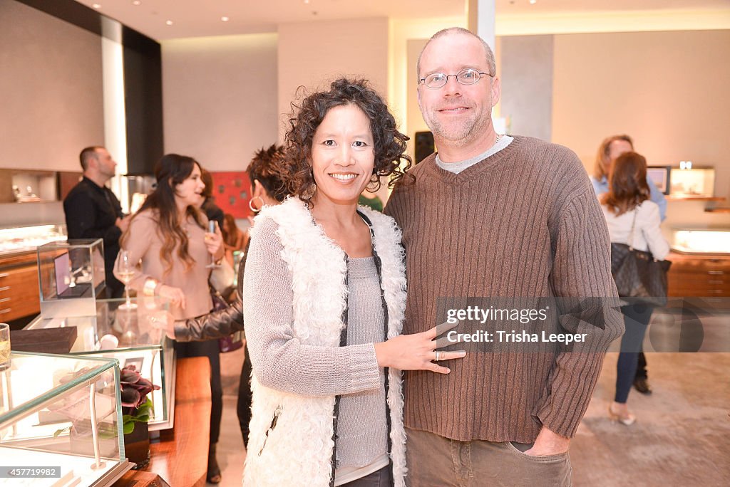 David Yurman With Jordan Stewart Host An In-Store Event To Celebrate The Launch Of The Men's Forged Carbon Collection In Santa Clara, California
