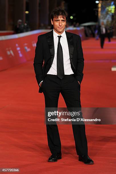 Adriano Giannini attends the 'La Foresta Di Ghiaccio' Red Carpet during the 9th Rome Film Festival on October 23, 2014 in Rome, Italy.