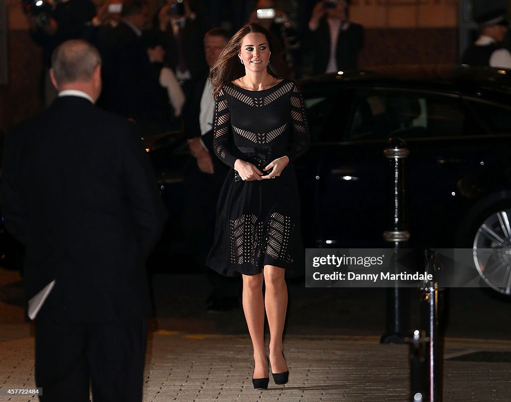 The Duchess Of Cambridge Attends Action On Addiction Dinner