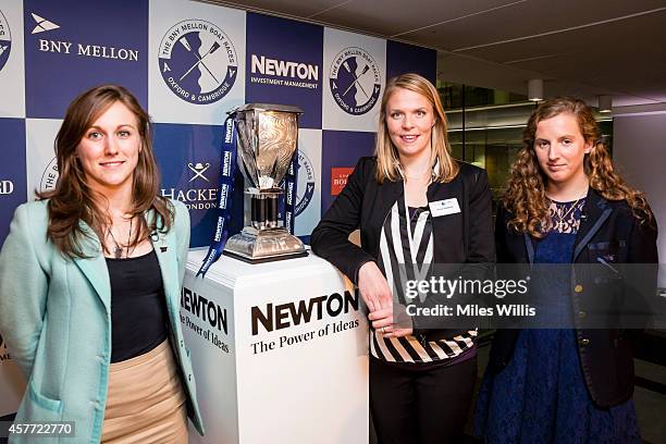 Caroline Reid, President of Cambridge University Women's Boat Club, Anna Watkins Olympic Gold medalist and Anastasia Chitty, President of Oxford...