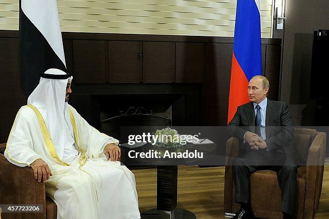 Crown Prince of Abu Dhabi in Russia