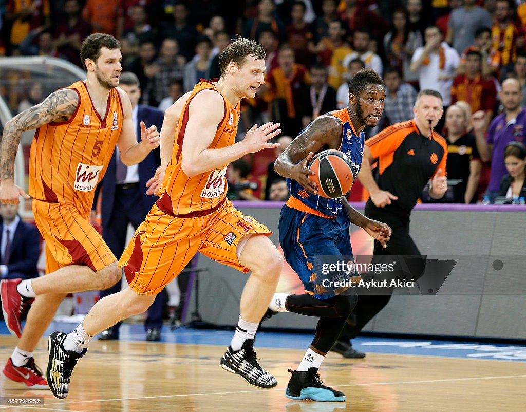 Galatasaray Liv Hospital Istanbul v Valencia Basket  - Turkish Airlines Euroleague