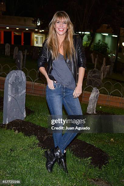 Spanish actress Raquel Merono attends the Halloween Party at El Parque de Atracciones on October 23, 2014 in Madrid, Spain.