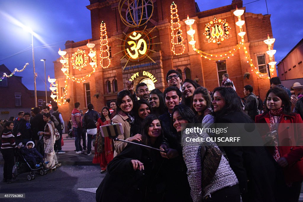 BRITAIN-RELIGION-HINDU-DIWALI