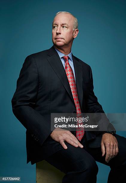 President and CEO of Moody's Corp., Raymond McDaniel Jr is photographed for Institutional Investor Magazine on September 19, 2014 in New York City.