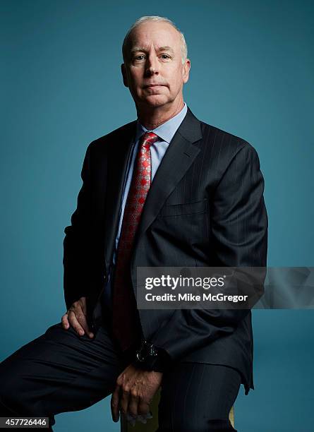 President and CEO of Moody's Corp., Raymond McDaniel Jr is photographed for Institutional Investor Magazine on September 19, 2014 in New York City....