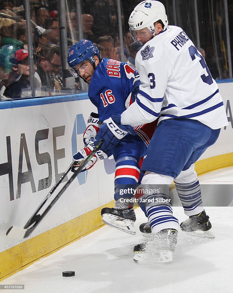 Toronto Maple Leafs v New York Rangers