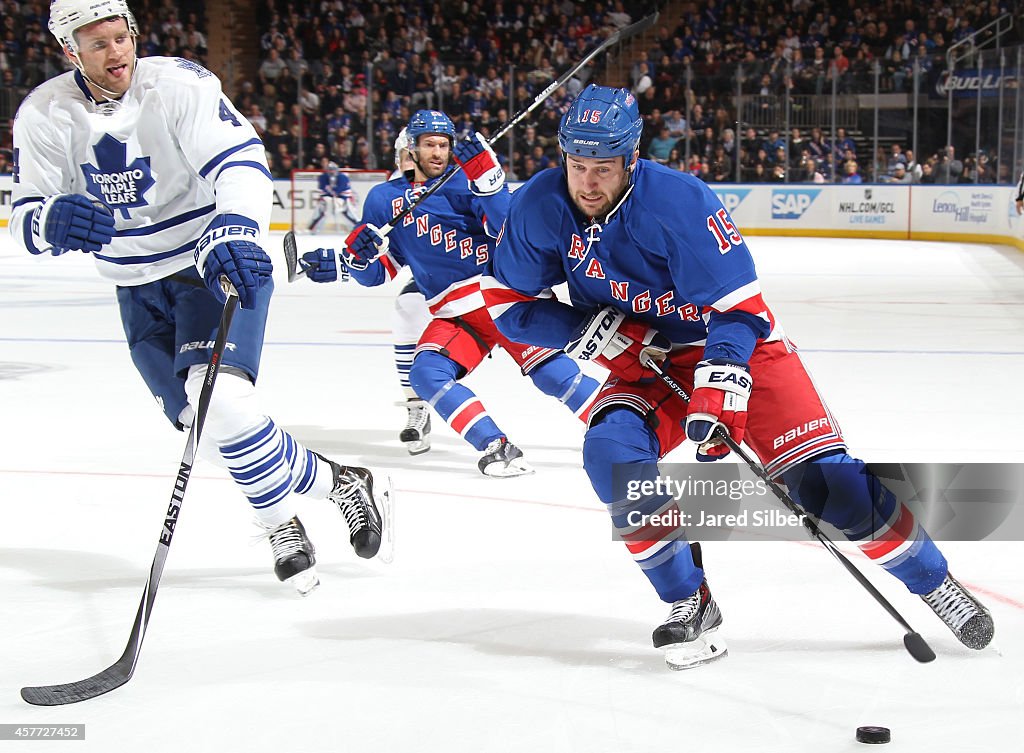 Toronto Maple Leafs v New York Rangers