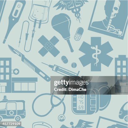 Semless medic background Semless medic background