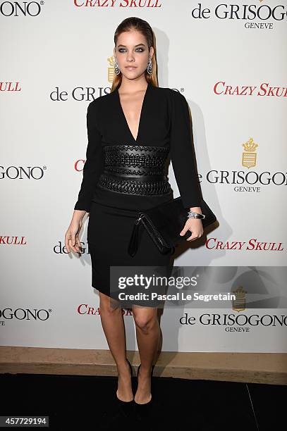 Barbara Palvin attends the launch of the De Grisogono "Crazy Skull" watch on October 23, 2014 in Paris, France.