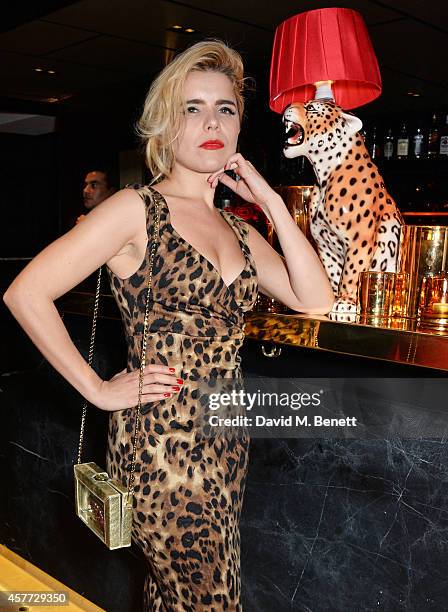 Paloma Faith attends the Charlotte Olympia 'Handbags for the Leading Lady' launch dinner at Toto's Restaurant on October 23, 2014 in London, England.