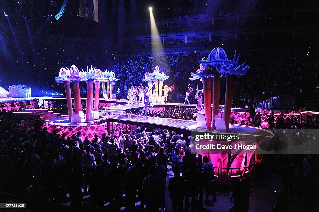 Lady Gaga Performs At The 02 Arena
