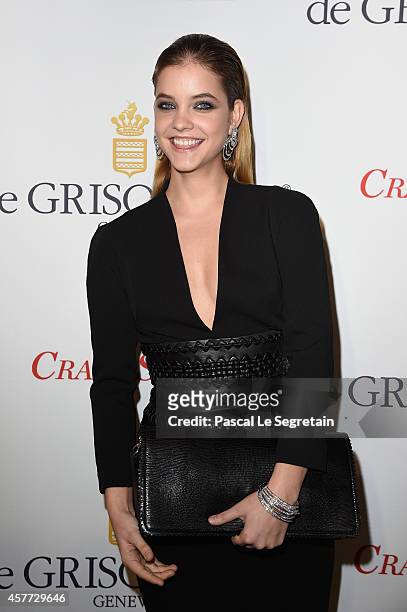 Barbara Palvin attends the launch of the De Grisogono "Crazy Skull" watch on October 23, 2014 in Paris, France.