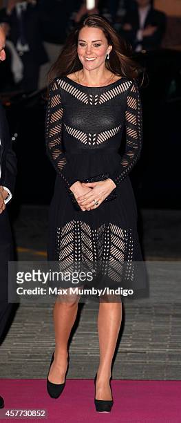 Catherine, Duchess of Cambridge attends the Action on Addiction Autumn Gala Evening at L'Anima on October 23, 2014 in London, England.