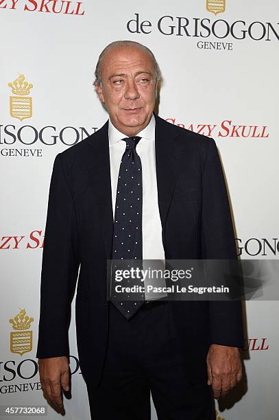 Fawaz Gruosi attends the launch of the De Grisogono "Crazy Skull" watch on October 23, 2014 in Paris, France.