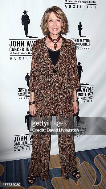 Actress Susan Blakely attends the John Wayne Cancer Institute Luncheon at the Beverly Wilshire Four Seasons Hotel on October 23, 2014 in Beverly...