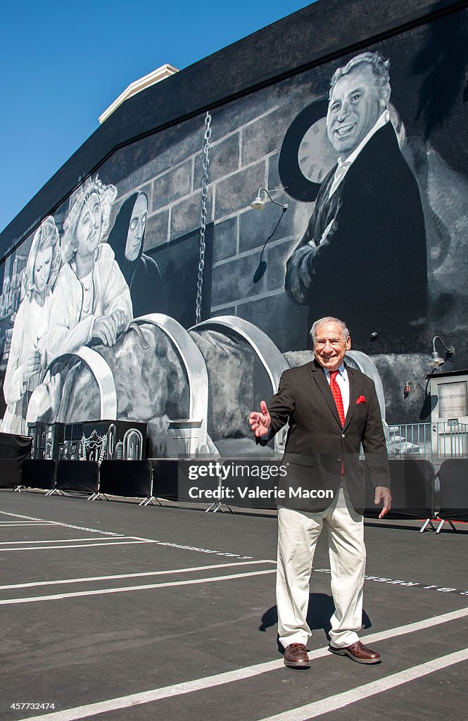 20th Century Fox Celebrates Mel Brooks And "Young Frankenstein" 40th Anniversary With Mural And Street Dedication At Fox Lot