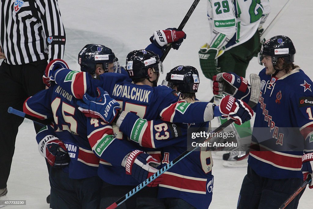 SKA St. Petersburg v Salavat Yulaev Ufa: Kontinental Ice Hockey League