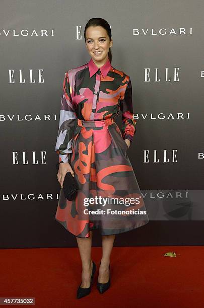Veronica Sanchez attends the Elle Style Awards party at the Italian Embassy on October 23, 2014 in Madrid, Spain.