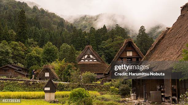 shirakawago - shirakawa go stock pictures, royalty-free photos & images