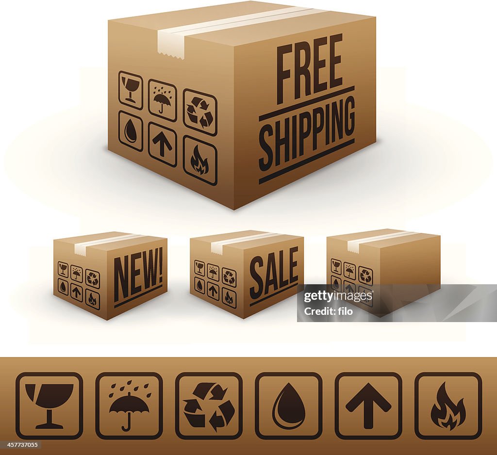 Envío y el comercio electrónico de cajas