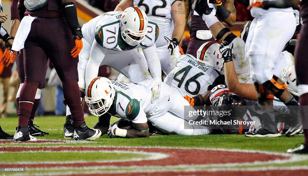 Miami v Virginia Tech