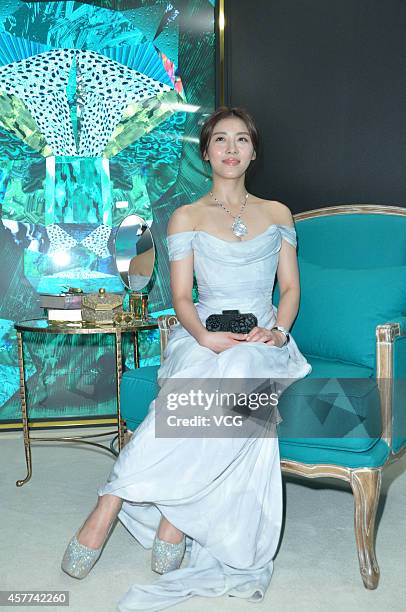 Actress Ha Ji-won attends commercial activity on October 23, 2014 in Taipei, Taiwan of China.