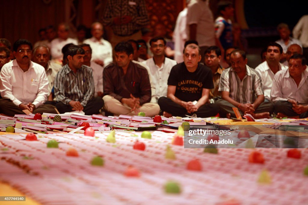 Lakshmi Puja is performed on occasion of Diwali Festival in Mumbai