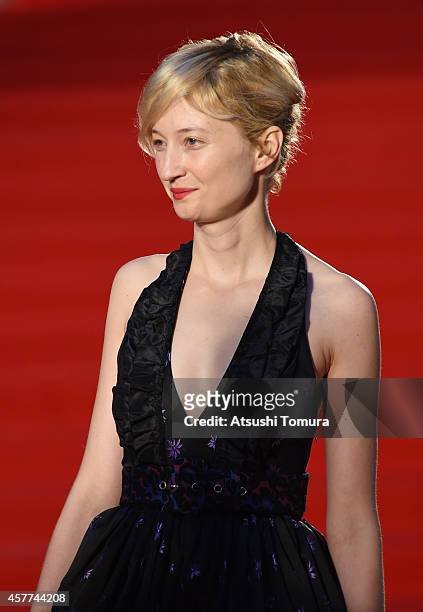 Alba Rohrwacher arrives at the opening ceremony during the 27th Tokyo International Film Festival at Roppongi Hills on October 23, 2014 in Tokyo,...