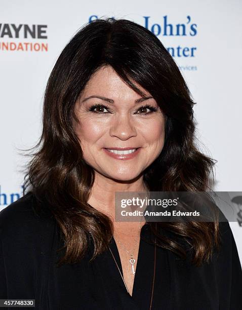 Actress Valerie Bertinelli arrives at the 2014 Power Of Pink: An Acoustic Evening With P!nk And Friends event at The House of Blues Sunset Strip on...