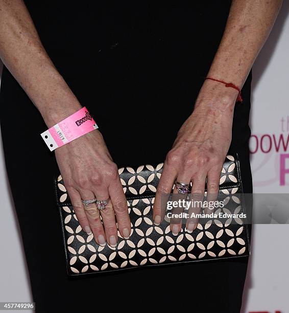 Actress Melanie Griffith arrives at the 2014 Power Of Pink: An Acoustic Evening With P!nk And Friends event at The House of Blues Sunset Strip on...