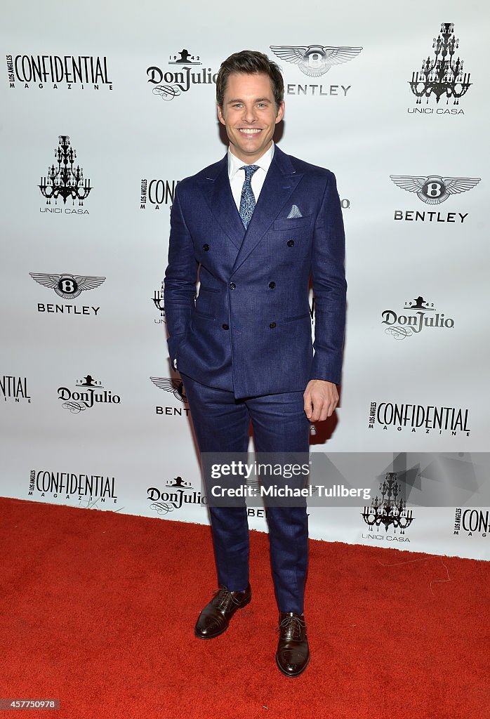 Los Angeles Confidential Magazine October "Men's Issue" Launch Party With James Marsden