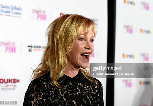 Actress Melanie Griffith attends Power of Pink 2014 Benefiting the Cancer Prevention Program at Saint John's Health Center at The House of Blues...
