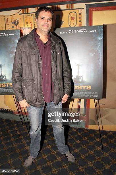 Director Eduardo Sanchez attends "Exists" Los Angeles Premiere at the Vista Theatre on October 23, 2014 in Los Angeles, California.