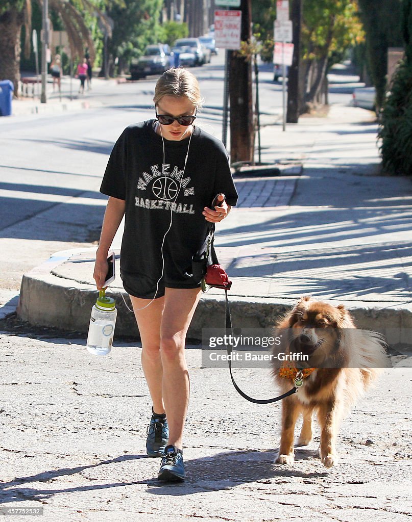 Celebrity Sightings In Los Angeles - October 23, 2014