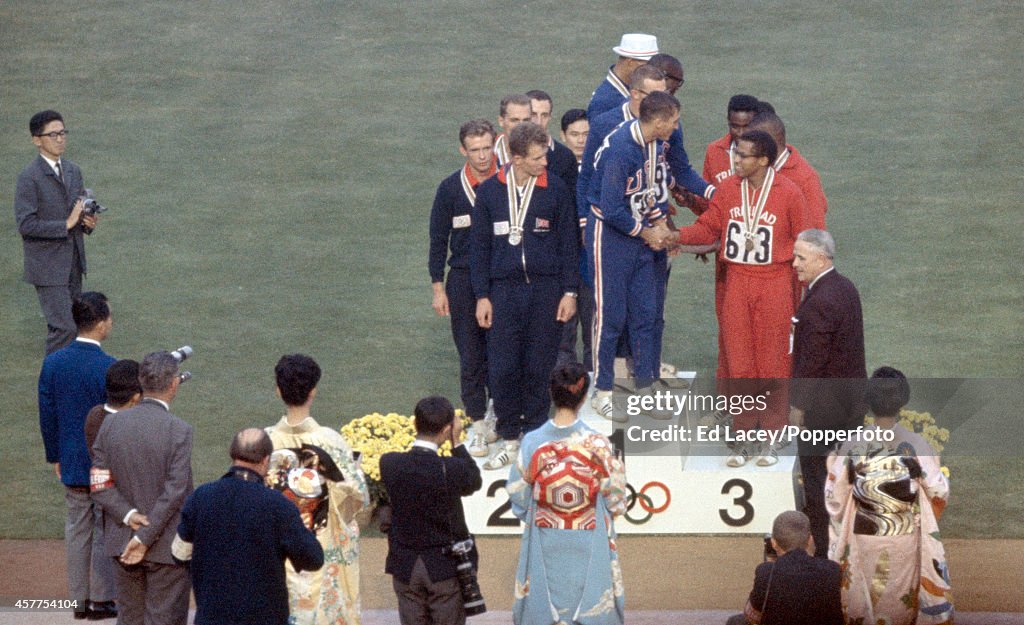 Men's 4 x 400 Metres Relay Medallists At XVIII Summer Olympics